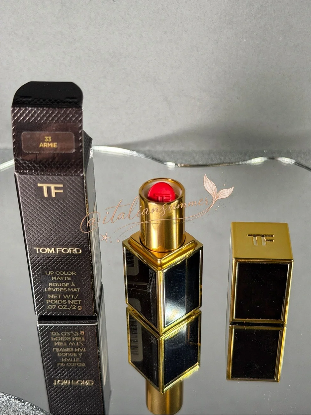 Tom Ford Armie 33 Lipstick Matte Red Lips & Boys Authentic New In Box